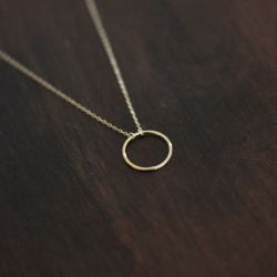 Collier ALMA Or, Argent 925 doré à l or fin et anneau